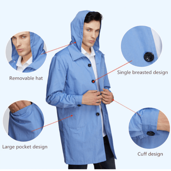 Anti EMF Hooded Coat | Long Hooded Coat | Blok Collective